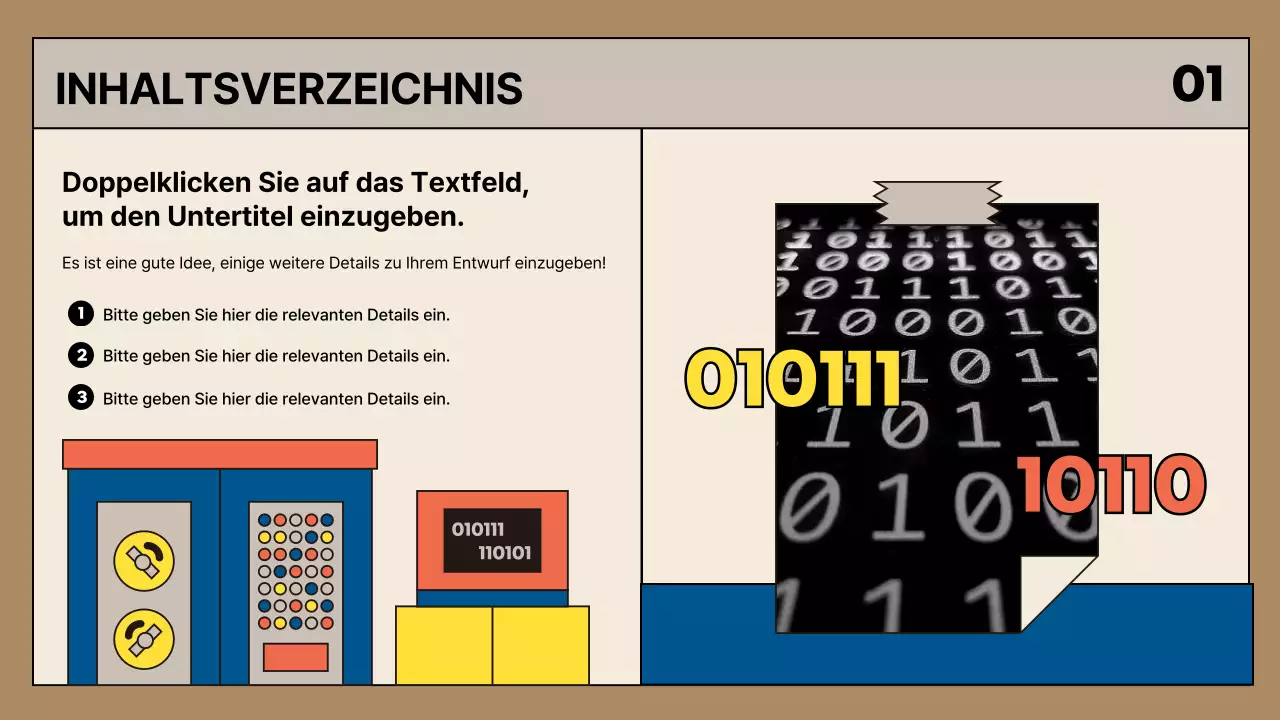 Förderung moderner Wissenschaftlerinnen in Beige und Blau