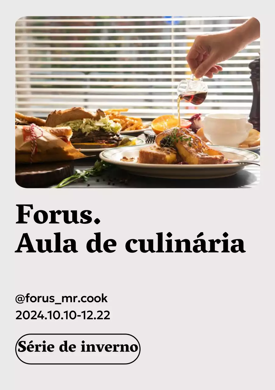 Design simples com fotografia e tipografia simples