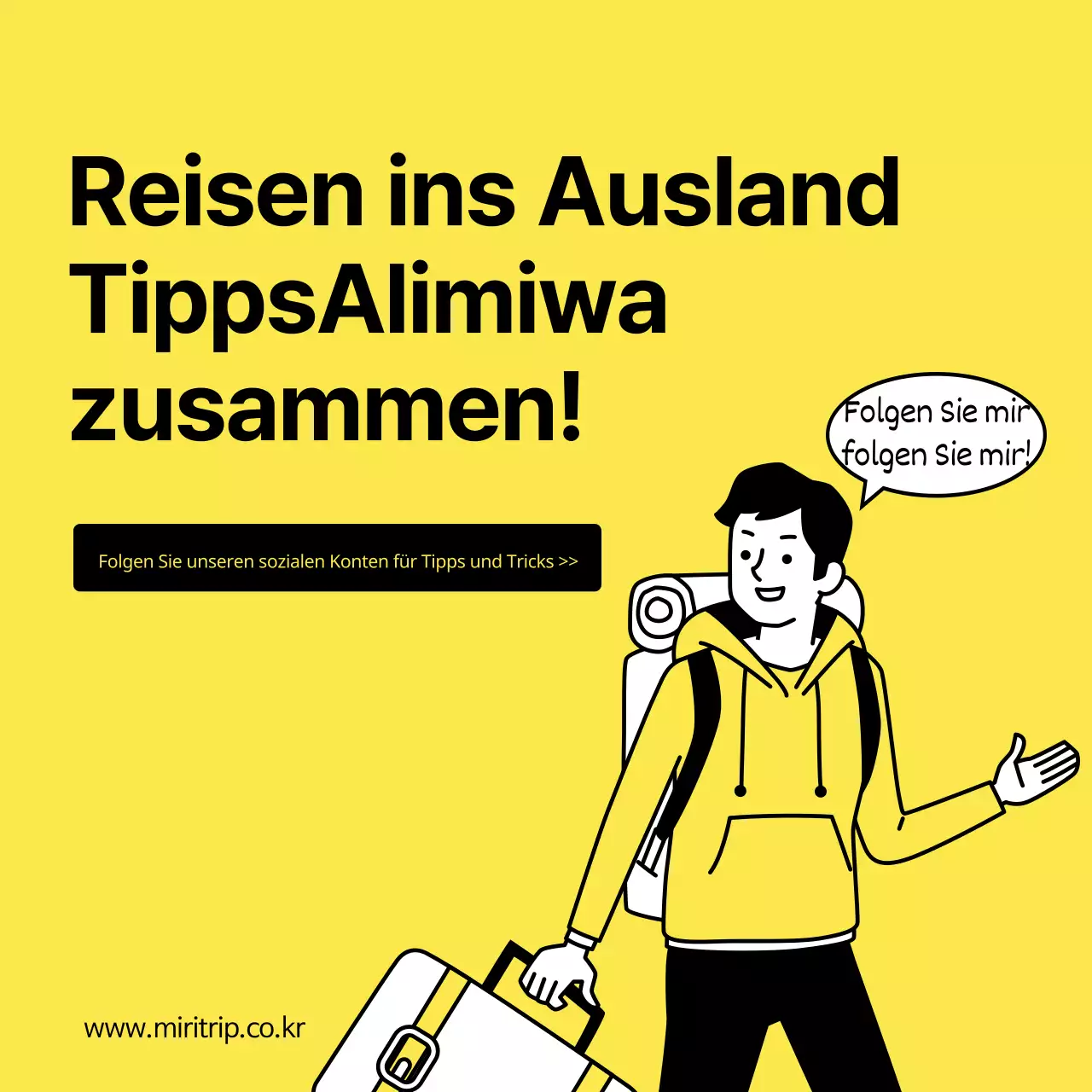 Über die einfache gelb-schwarze Checkliste für internationales Packen