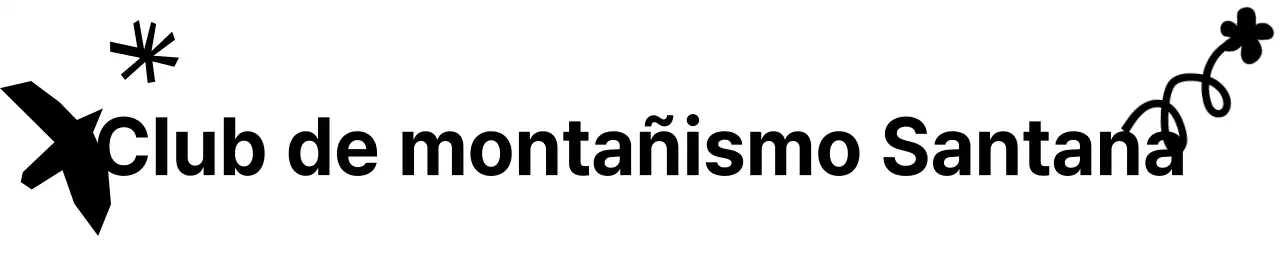 Lindo club de montaña con dibujos de garabatos1