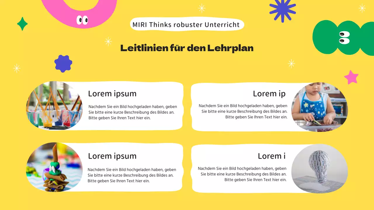 Eine Einführung in das gemütliche Kunstatelier von Yellow und Violet