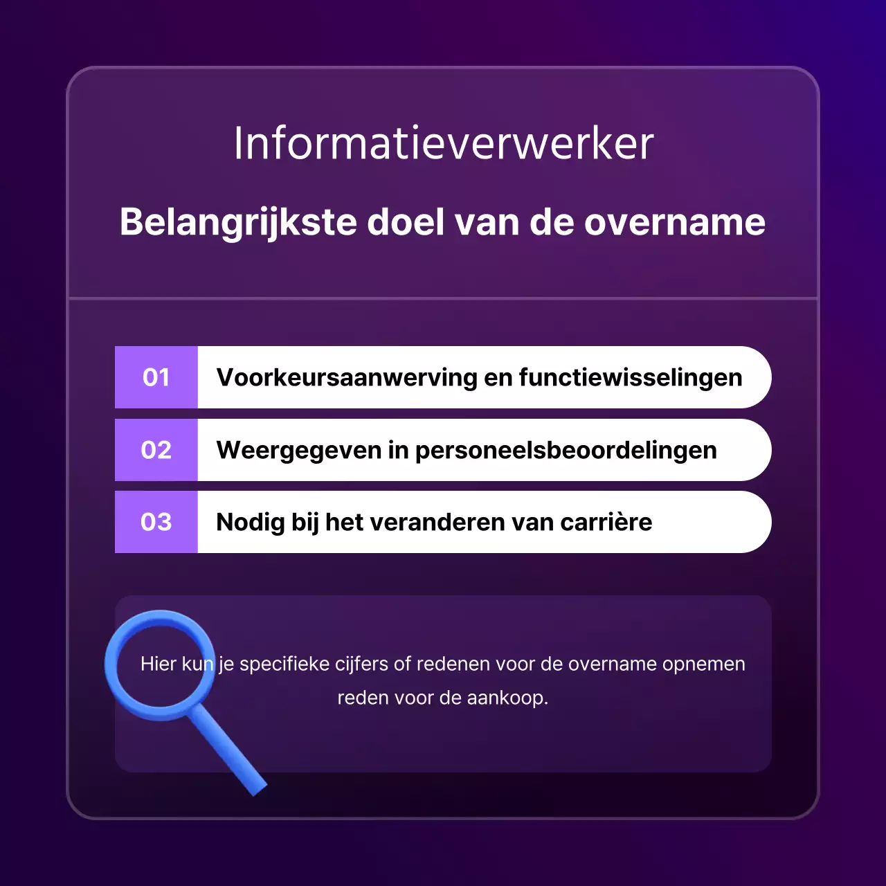 Een eenvoudige paars met zwarte kwalificatie