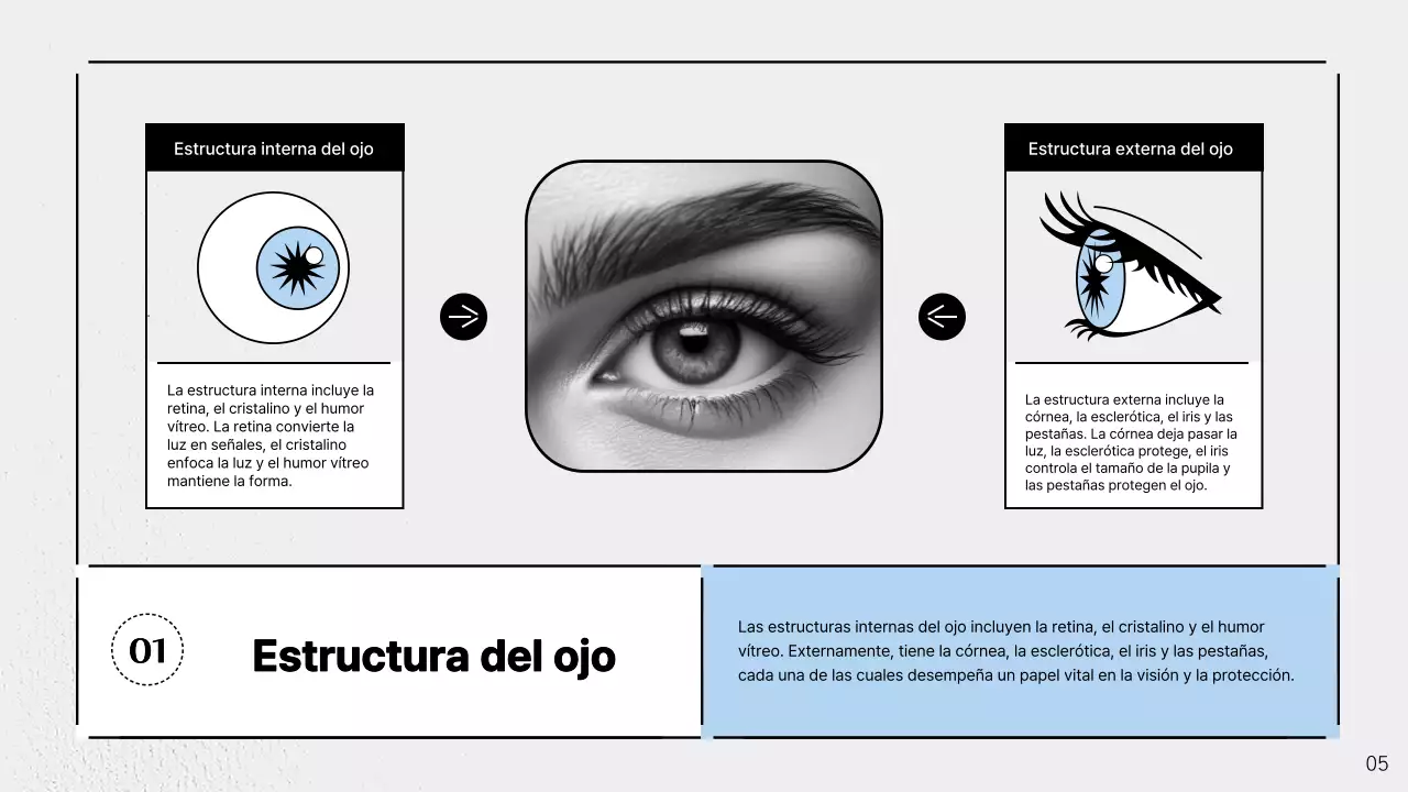 Promoción de la ciencia moderna en azul claro y gris