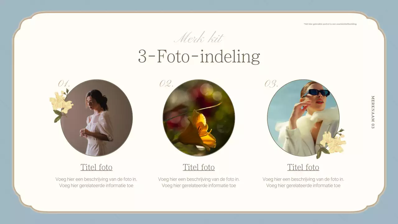 Een luxueus merkstatement in lichtblauw