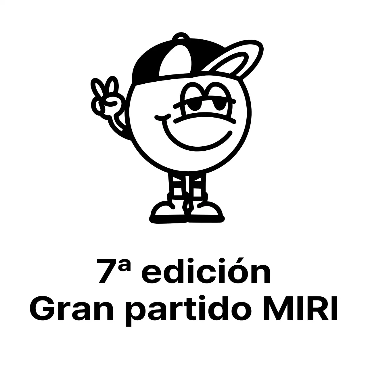 Una bonita jornada deportiva con un personaje con sombrero