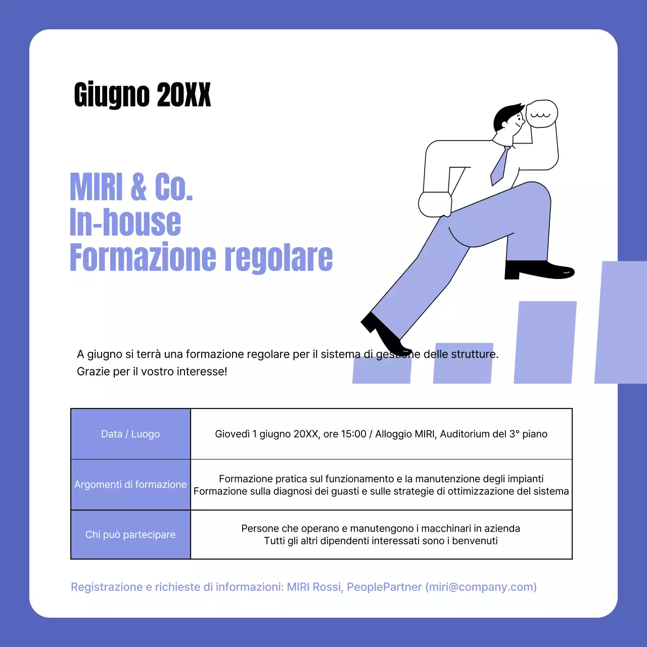 Promuovere una moderna formazione interna in viola