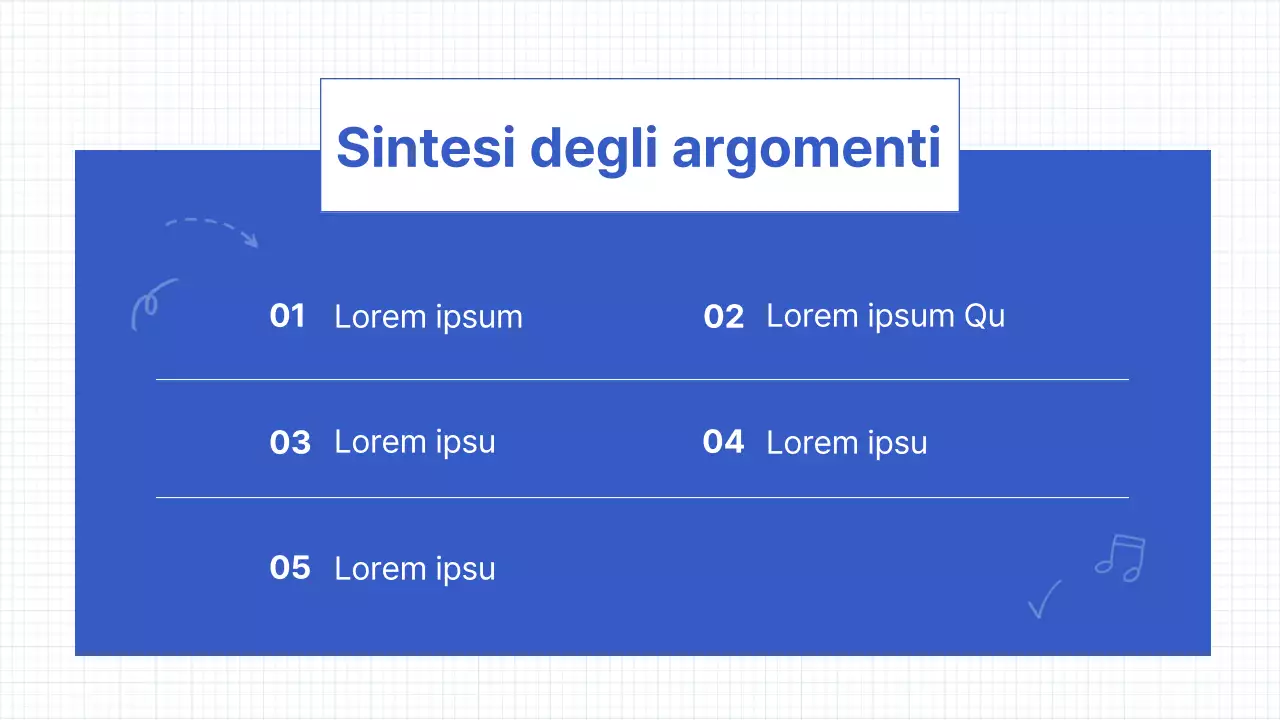 Elementi di calligrafia semplice in blu Risorse per le lezioni