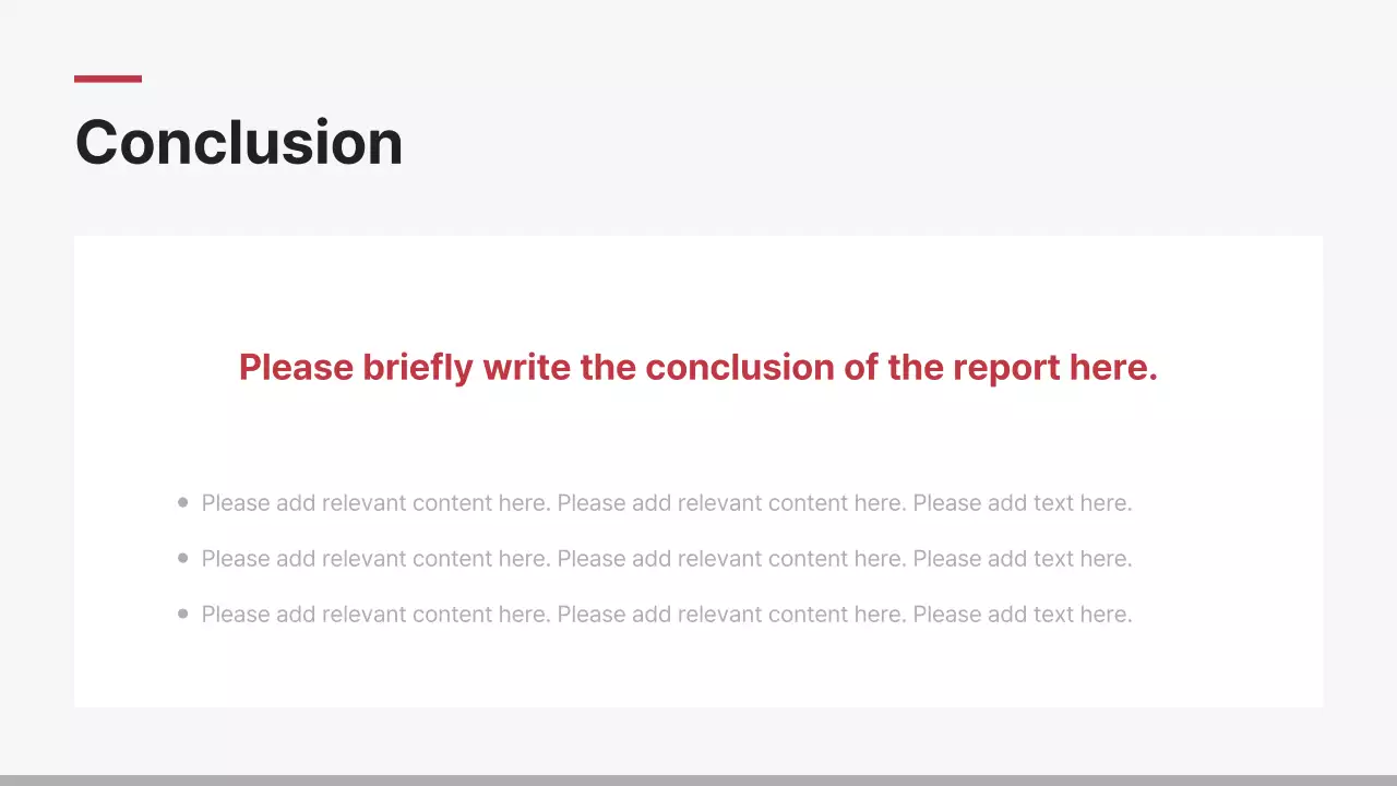 Red Simple Corporate Report Document Presentation