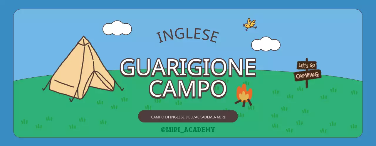 Concetto di campo inglese dell'Accademia da Camping Illustrated