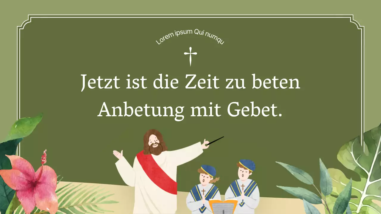 Ein Leitfaden für einen khakifarbenen und rosafarbenen Dankesgottesdienst