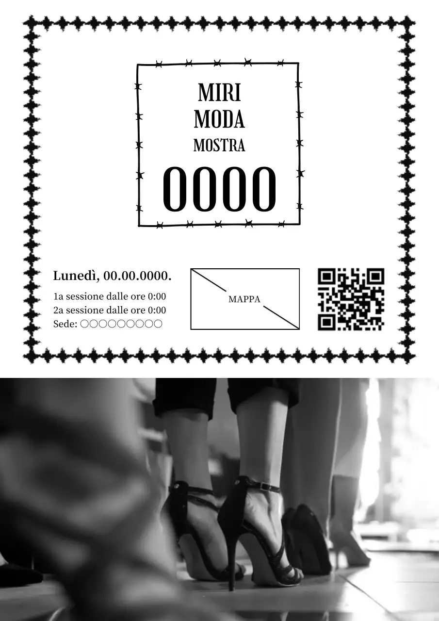 Pubblicità in bianco e nero, moderna e semplice, pubblicità in bianco e nero, moderna e semplice