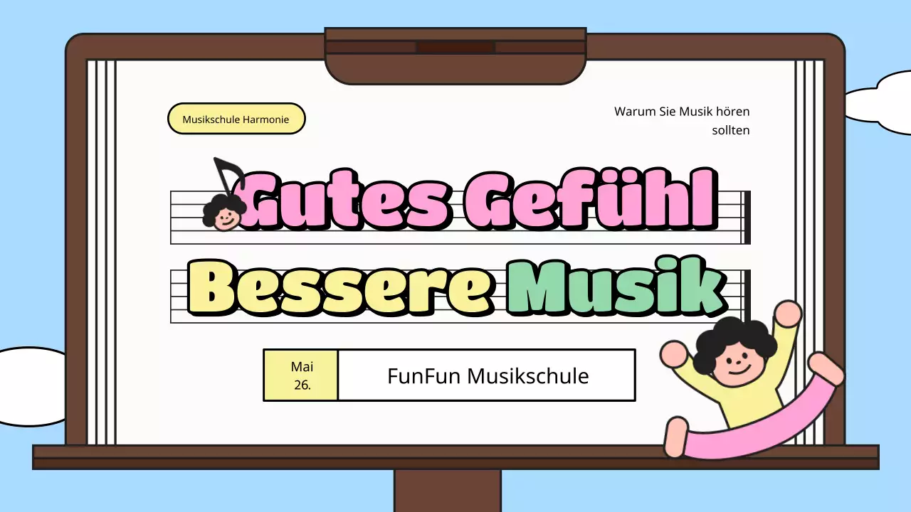 Die Vorteile von gelben und rosafarbenen Musikunterrichtsressourcen