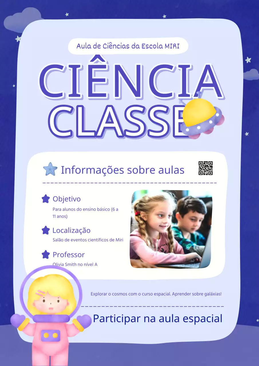 Promover a adorável aula de ciências espaciais de Borah e Yellow