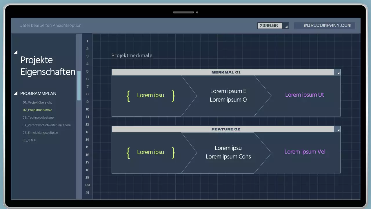 Prospekt des Cyber-Entwickler-Codierungsprogramms in Marineblau und Gelb