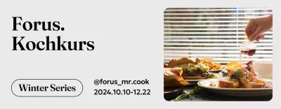 Sauberes Design mit Fotografie und sauberer Typografie