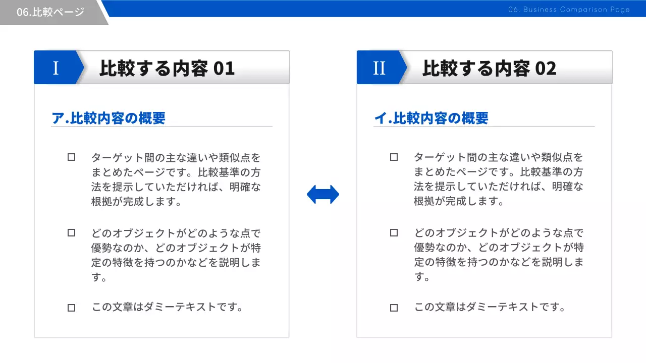 青 シンプル ビジネス レポート プレゼンテーション
