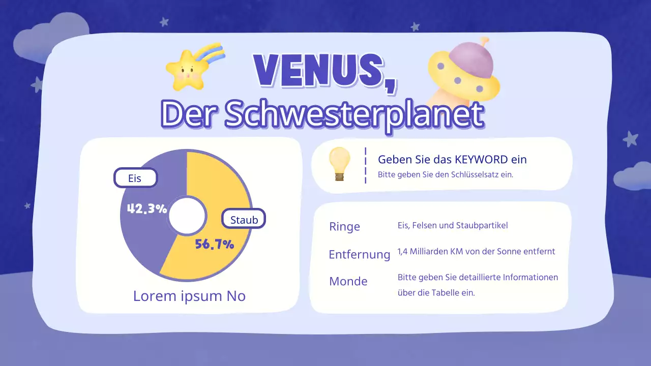 Ein niedliches Unterrichtsmaterial zur Weltraumforschung von Purple and Yellow