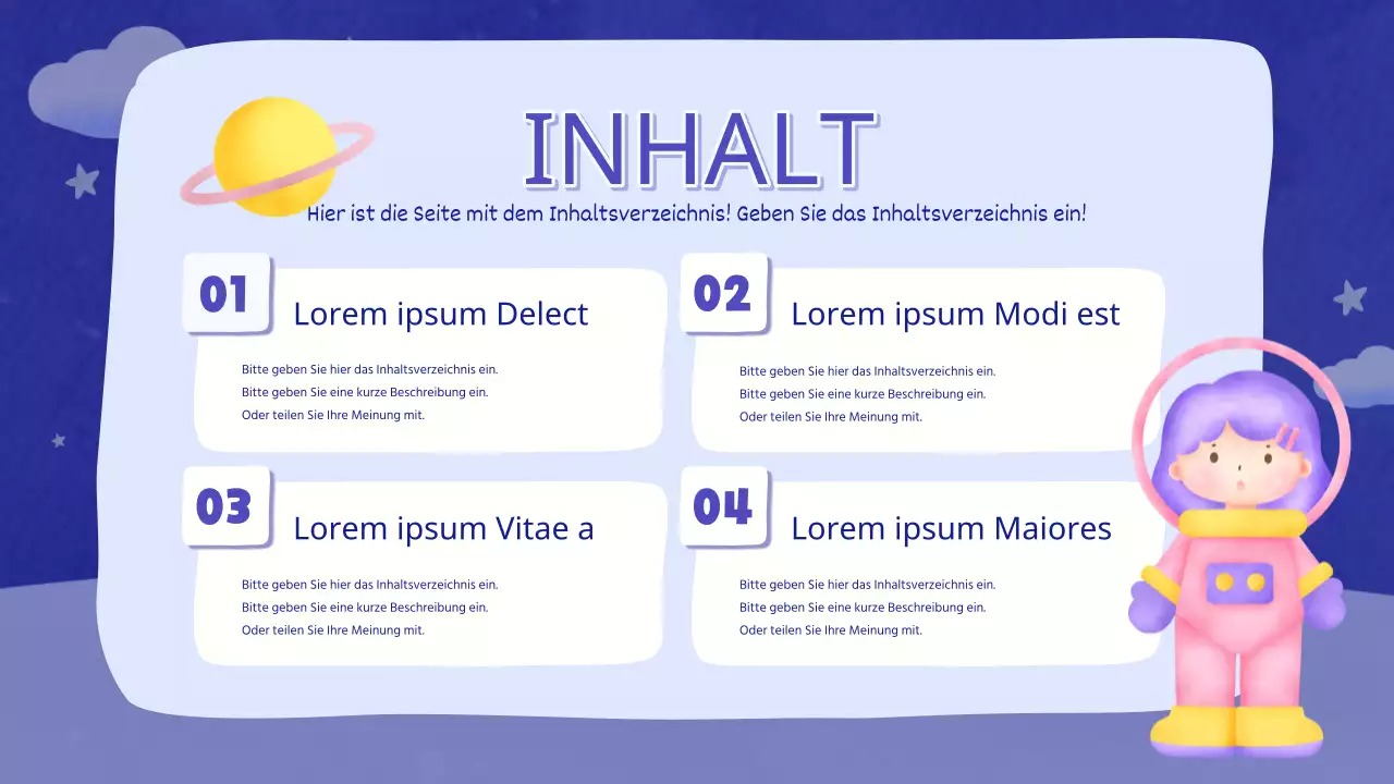 Ein niedliches Unterrichtsmaterial zur Weltraumforschung von Purple and Yellow