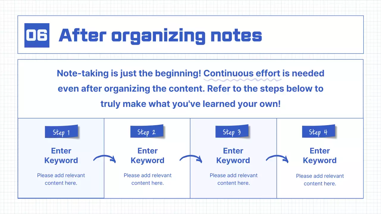 Blue Modern Study Guide Presentation