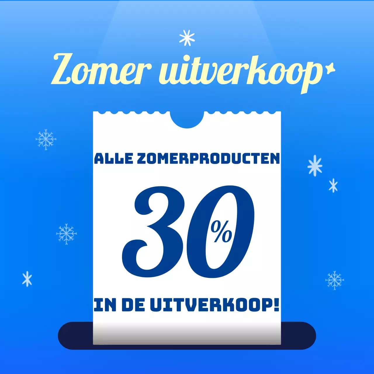 Promoot je zomerevenementen in blauw