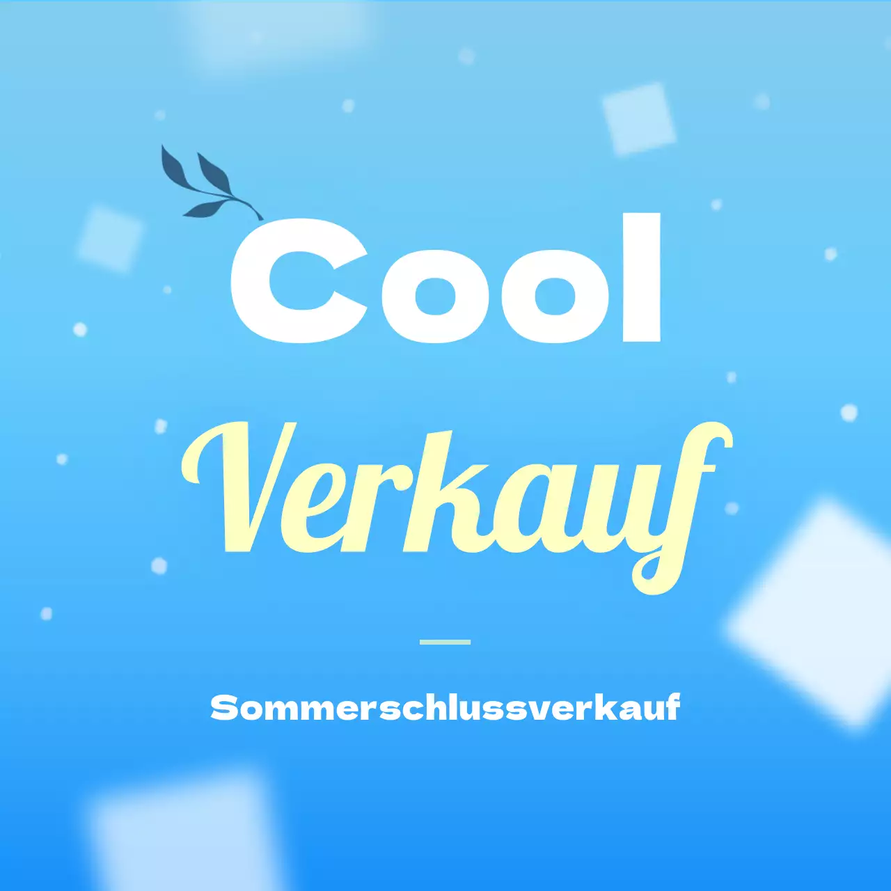 Bewerben Sie Ihre Sommerveranstaltungen in Blau
