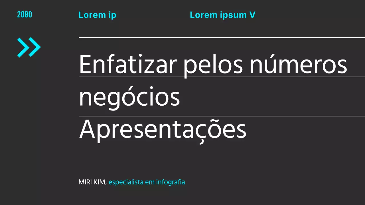 Relatório de visualização de dados preto e minimalista