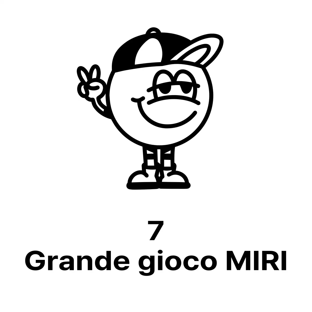 Una simpatica giornata sportiva con un personaggio con il cappello