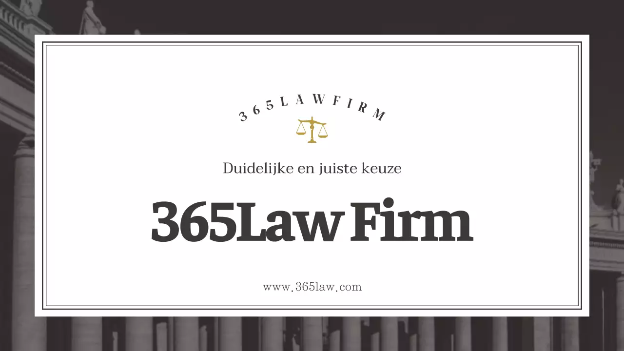 Eenvoudig bruin-wit bedrijfsprofiel advocatenkantoor