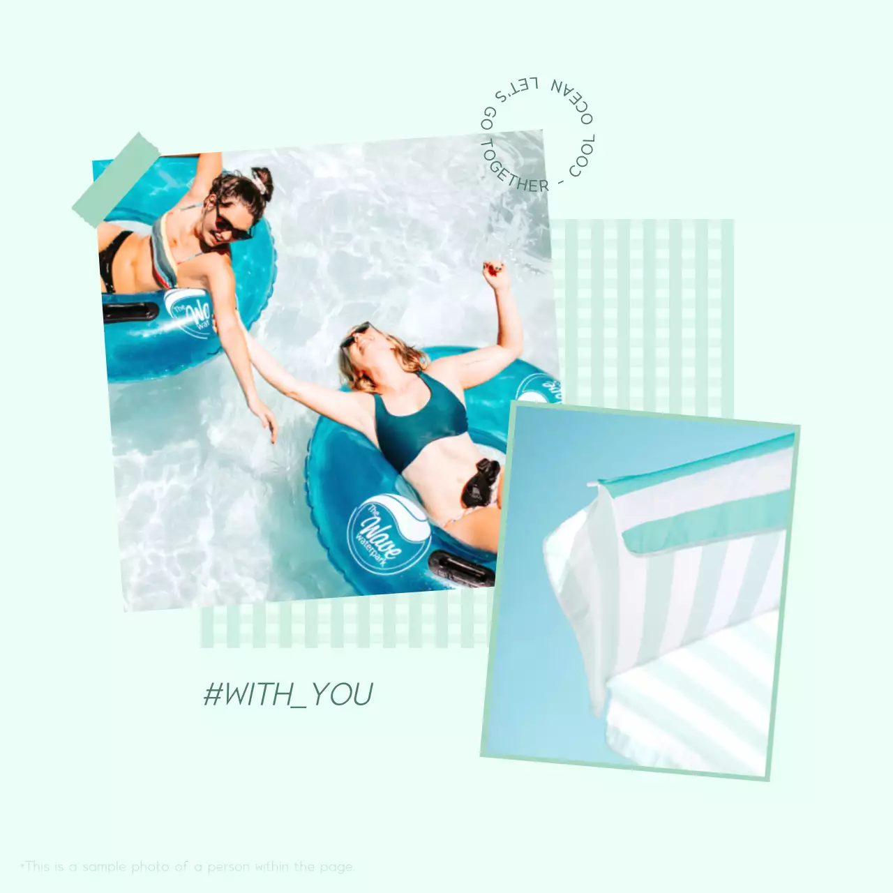 Mint Minimal Summer Invitation Social Media Post