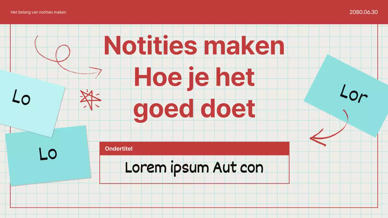 Een gids voor eenvoudig notities maken in lichtblauw en blauw