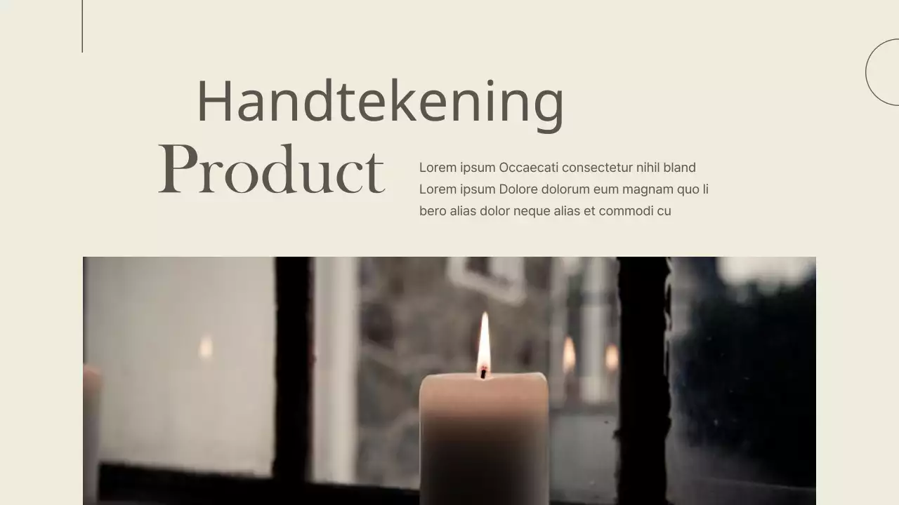 Een luxueus kleinzakelijk merk in bruin en ivoor