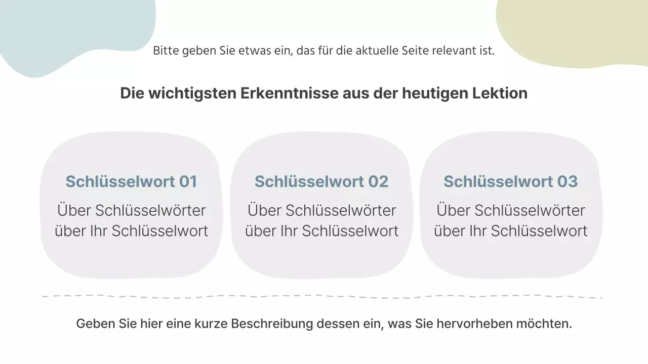 Graue und einfache Unterrichtsmaterialien für Lehrer
