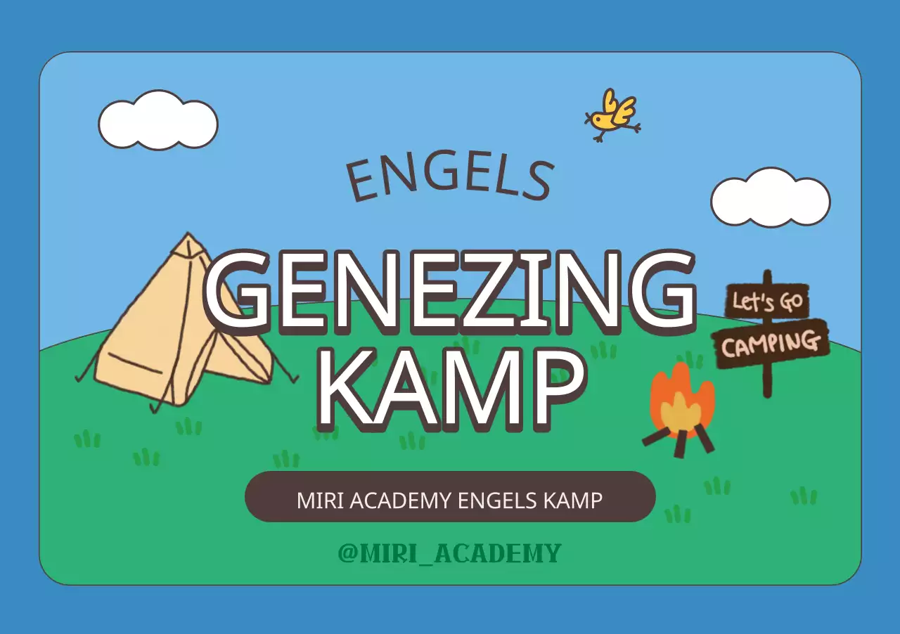 Academie Engels Kamp Concept door Camping Illustrated