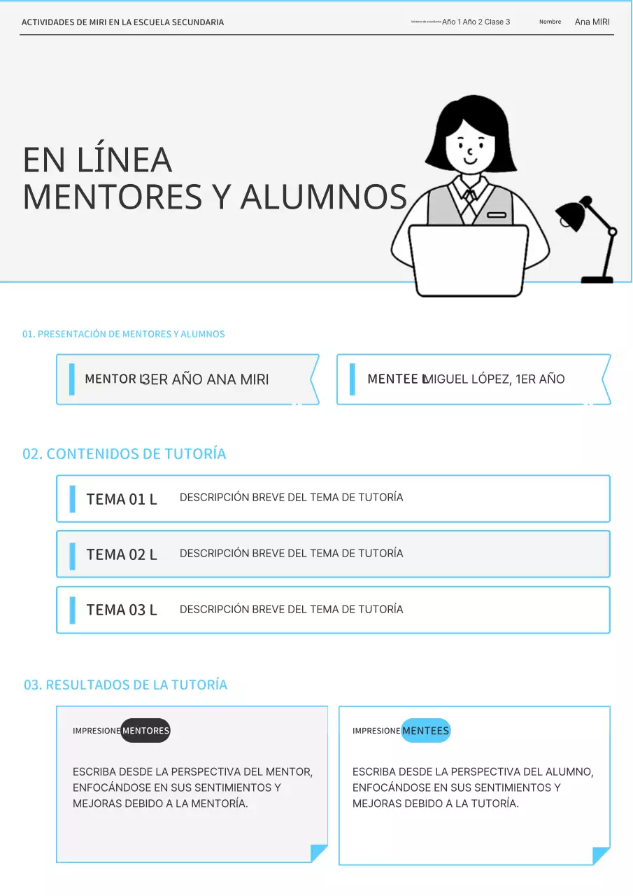 Simple blanco y gris aula característica hoja de actividades planes de lecciones