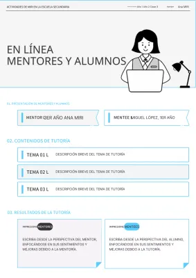Simple blanco y gris aula característica hoja de actividades planes de lecciones