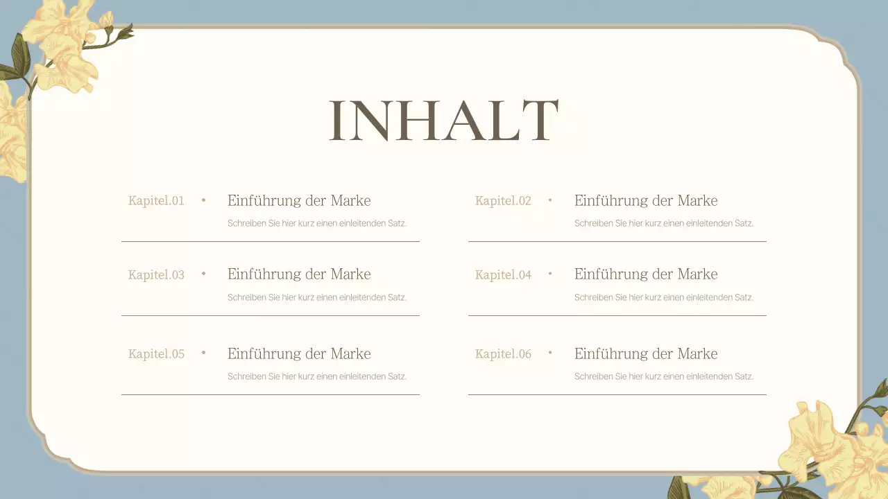 Ein luxuriöses Markenzeichen in Hellblau