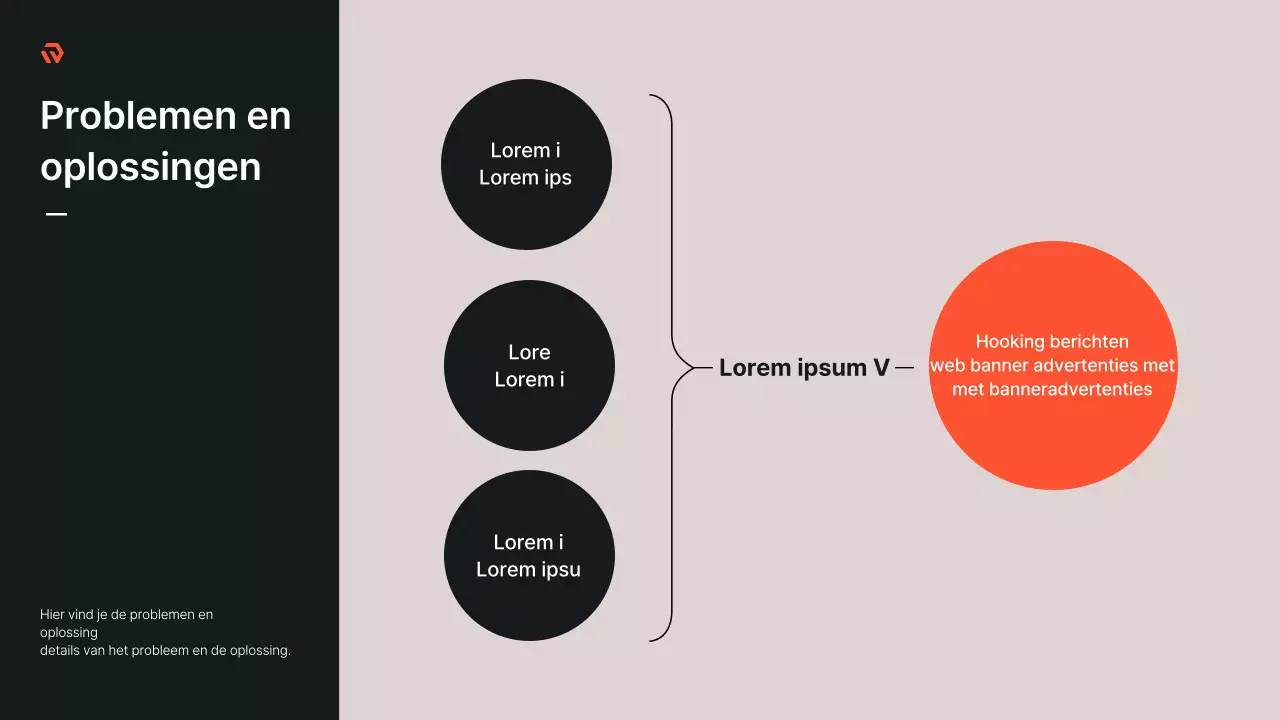 Minimalistisch PR-bureau in beige en zwart case report