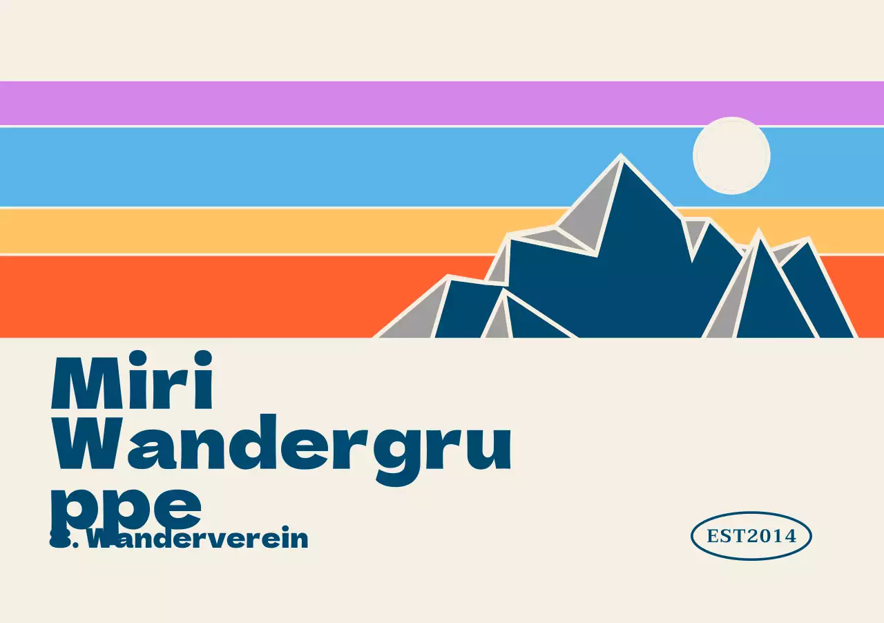 Förderung von Bergassoziationen durch farbige Abbildungen von Bergen und Landschaften