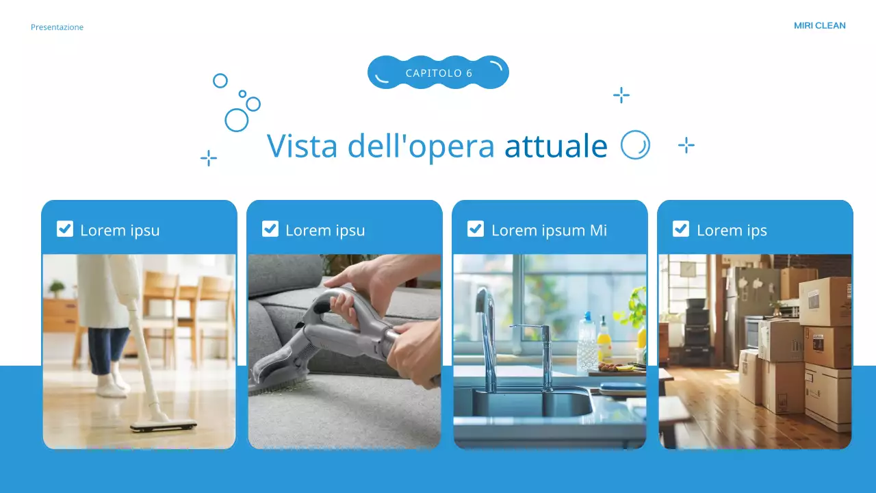 Presentazione dell'agenzia di pulizie Blue's lovely