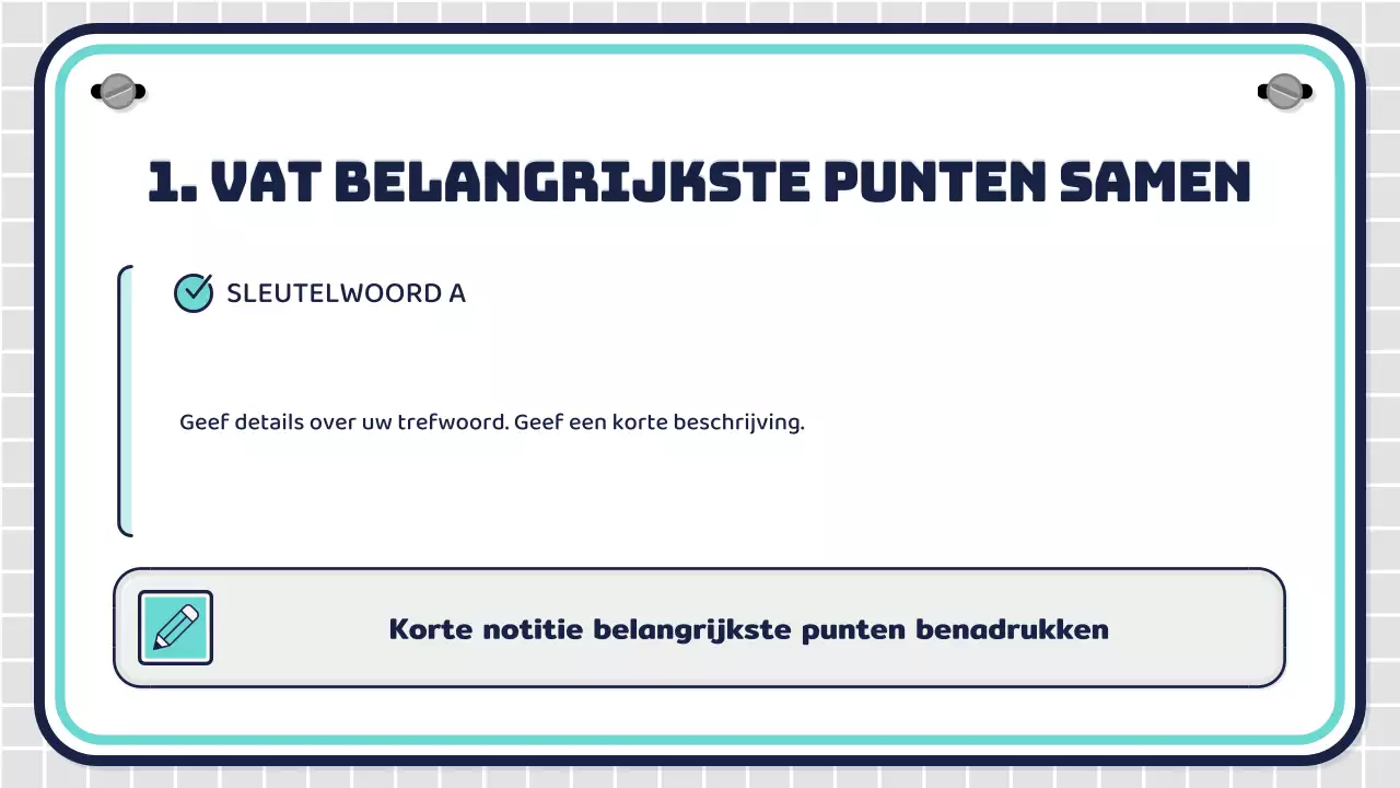 Lesplannen voor de middelbare school met roze en mintkleurige figuurtjes