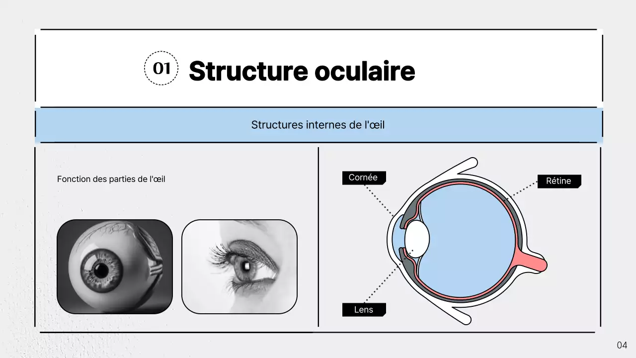 Promouvoir la science moderne en bleu clair et gris