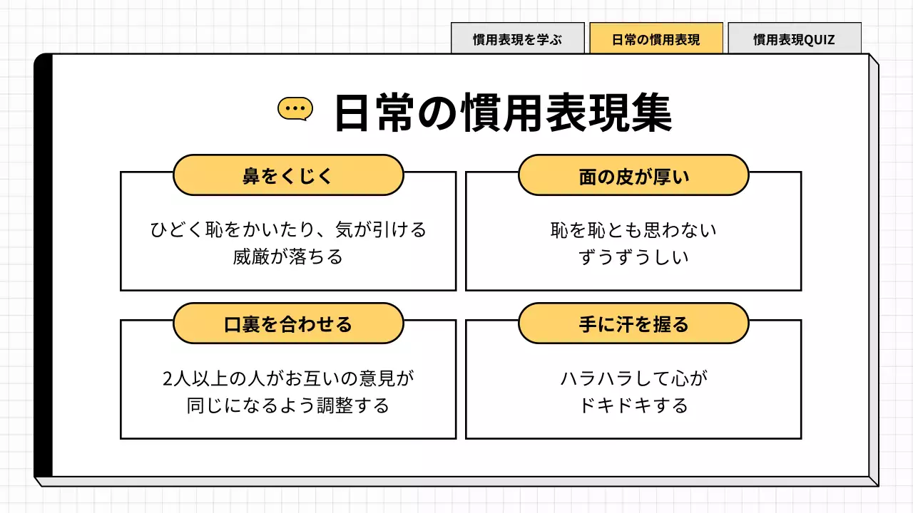 黄色 シンプル クイズ プレゼンテーション