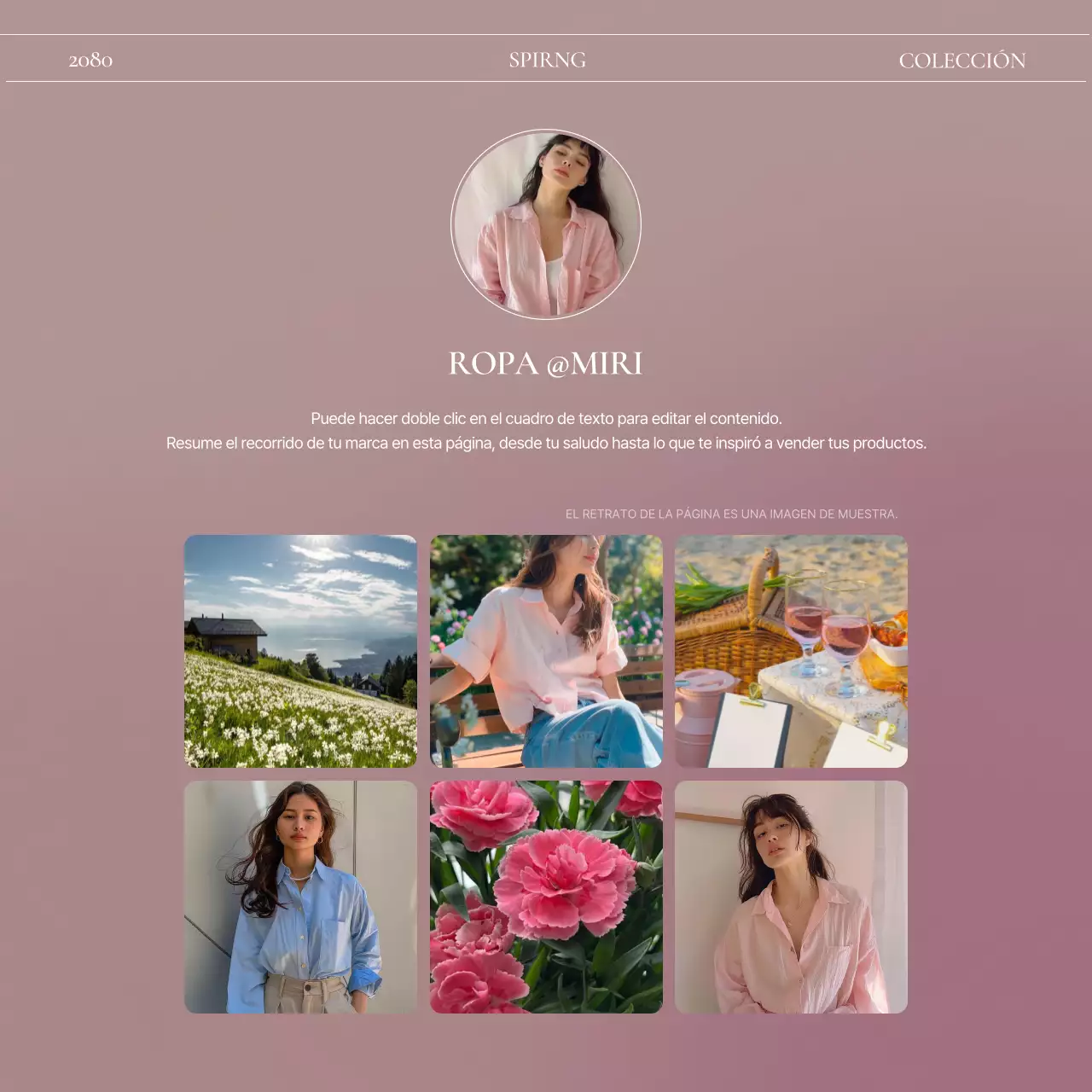 Promueva una introducción a la moda en rosa