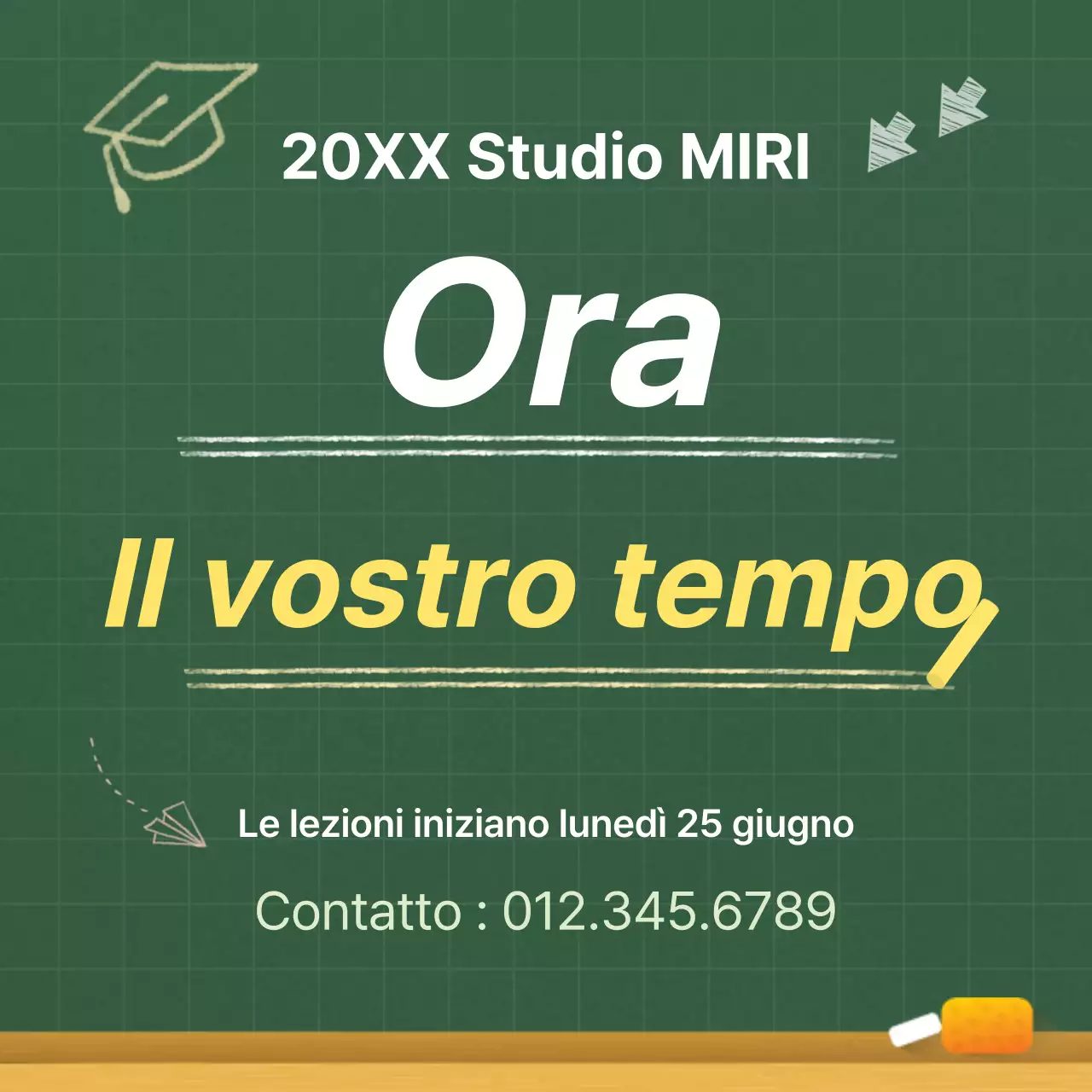 Una semplice guida gialla e verde per il reclutamento delle scuole di recupero