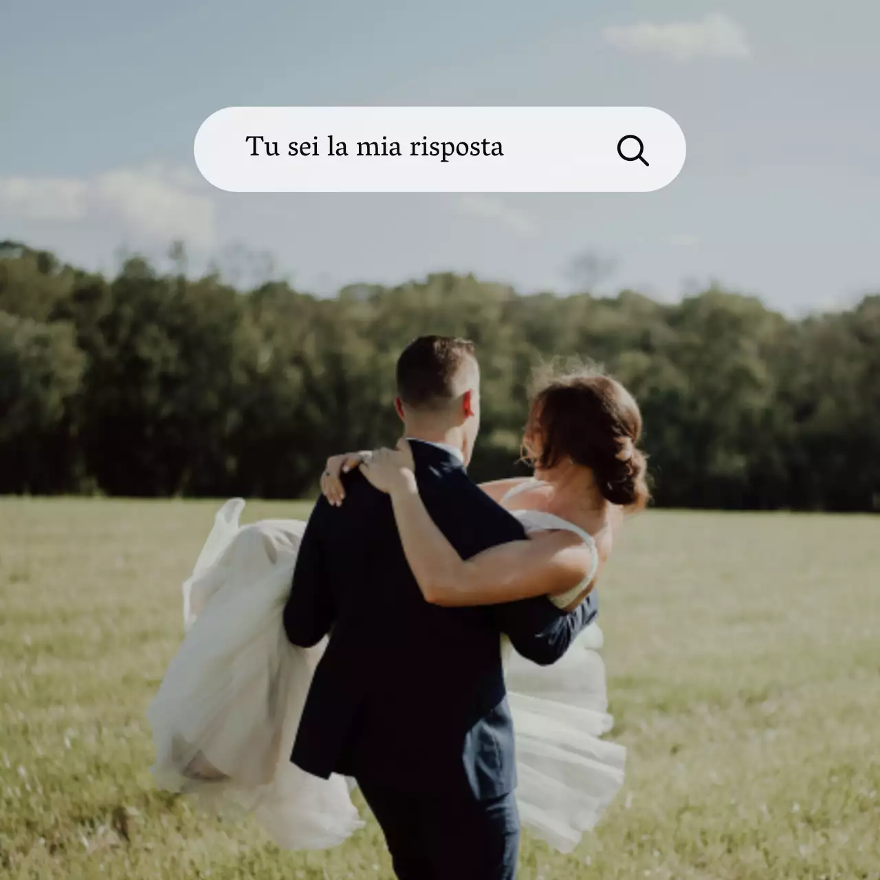 Post di citazioni di matrimonio di coppia minimalista in chartreuse e bianco