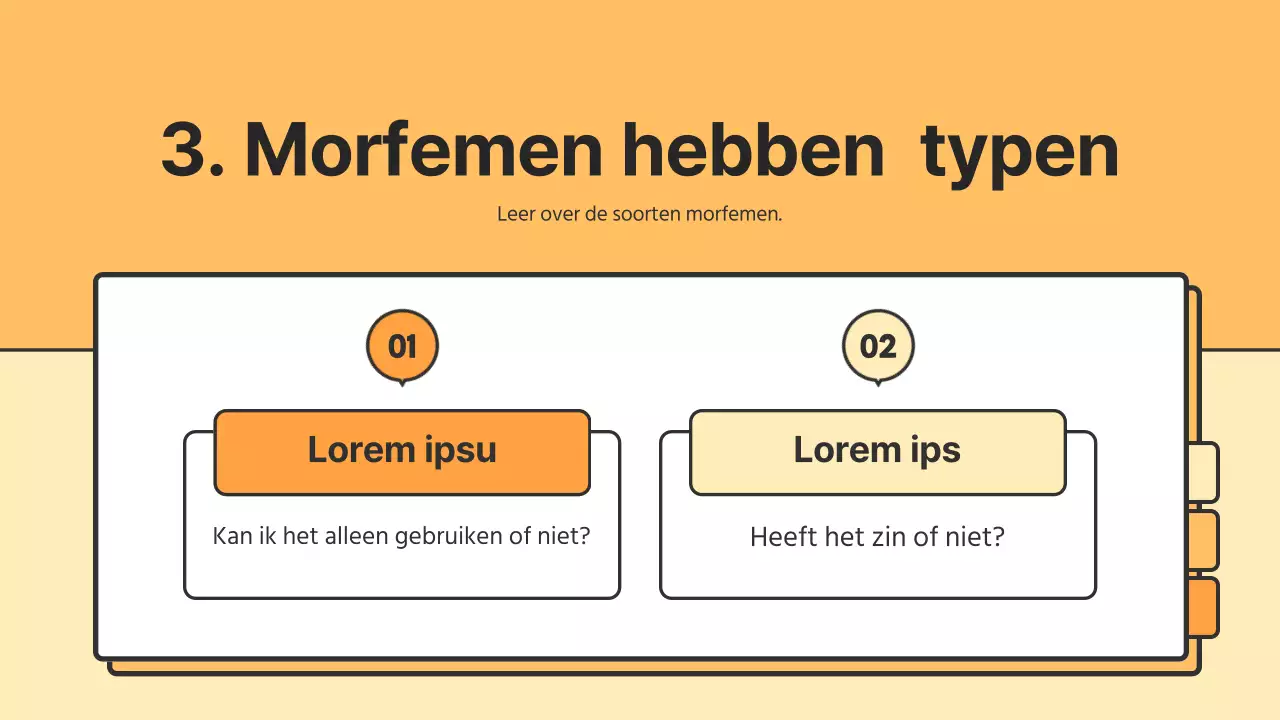 Oranje en gele basisgrammatica in Koreaans