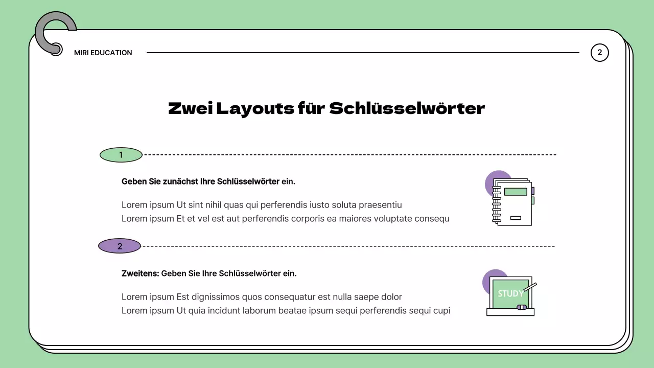 Borah und Mint stellen sich in ihrer gemütlichen Schule vor