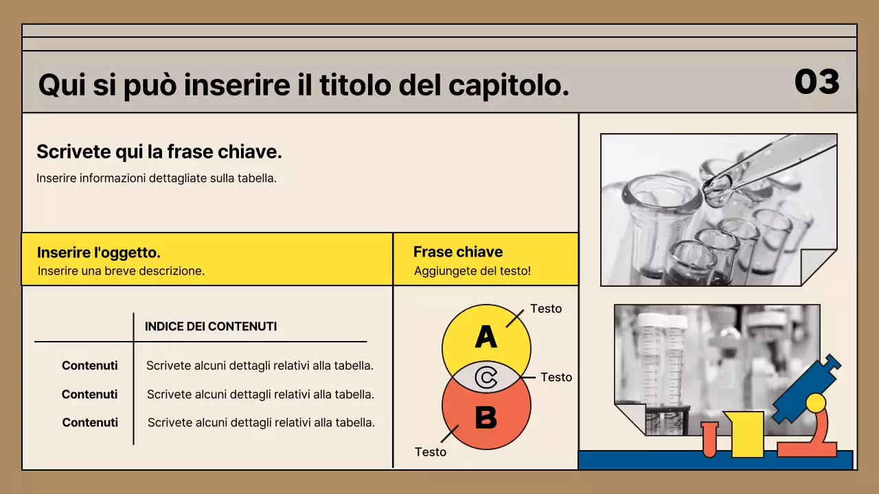 Promuovere le scienziate moderne in beige e blu