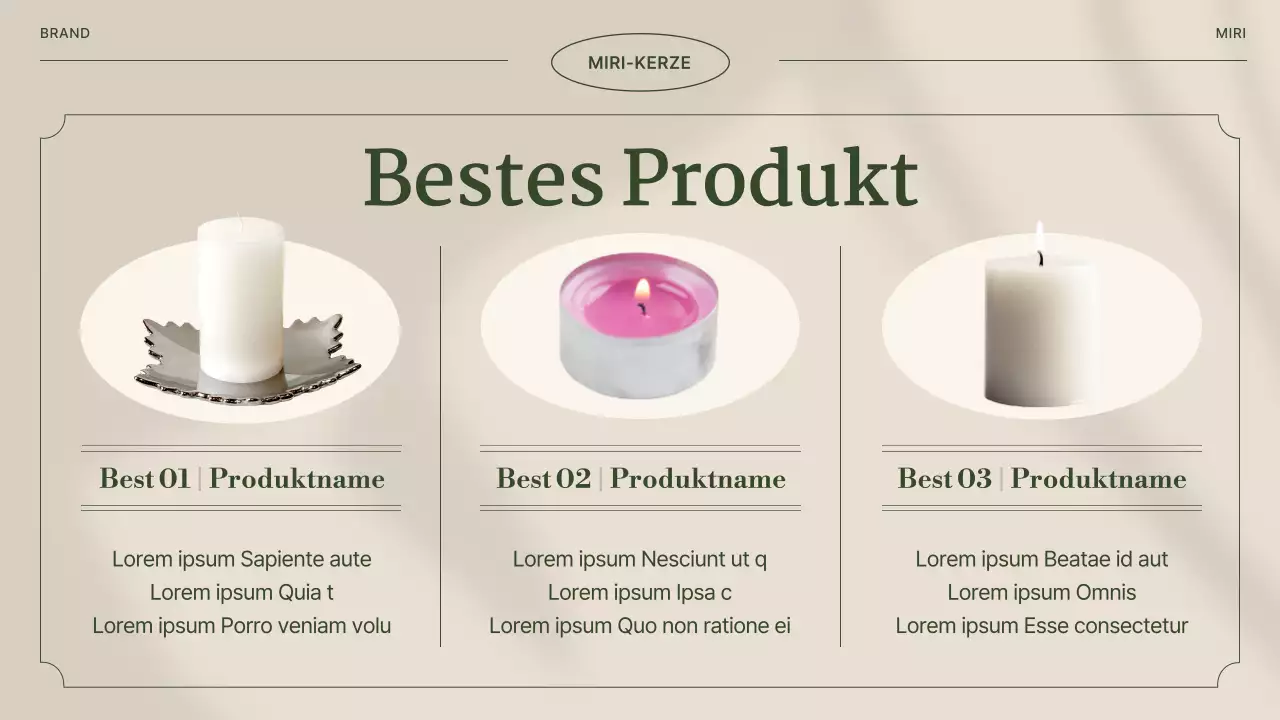 Ein Leitfaden für alte Kerzenwerkstätten in Braun und Grün