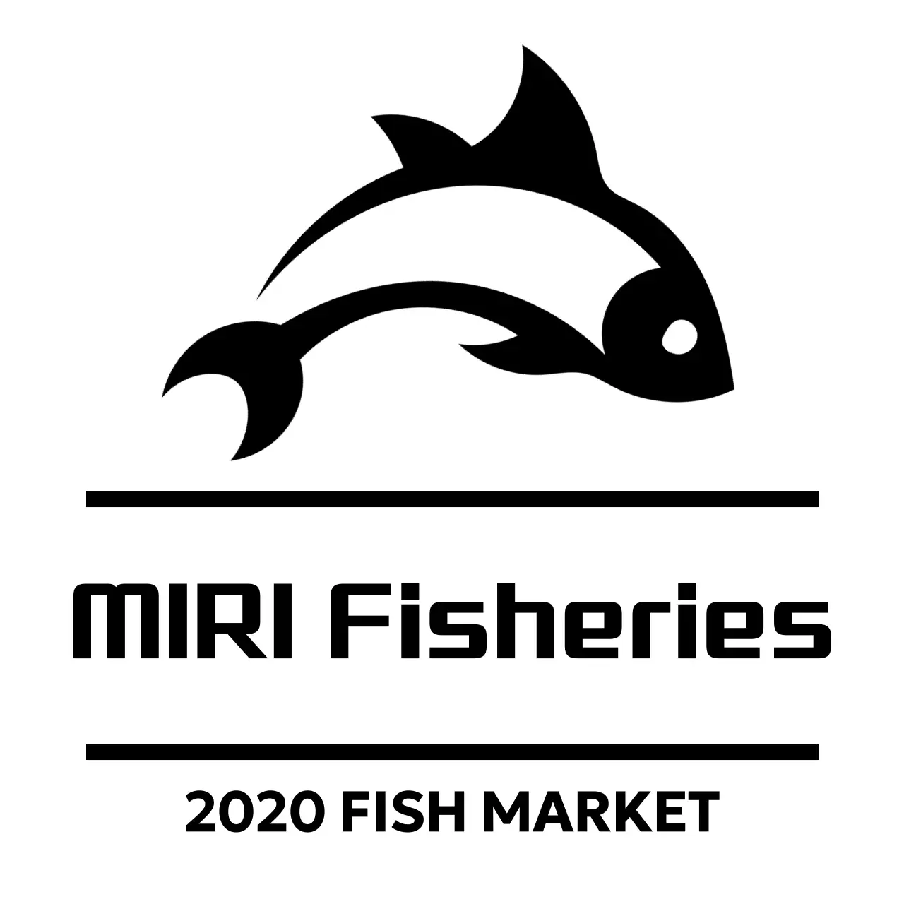 Clean design with a fish icon